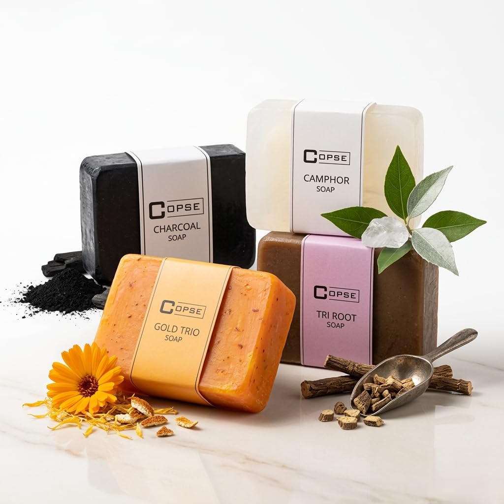 Buy Luxury Handmade Herbal Soap Set of 4 – Neem, Ginger