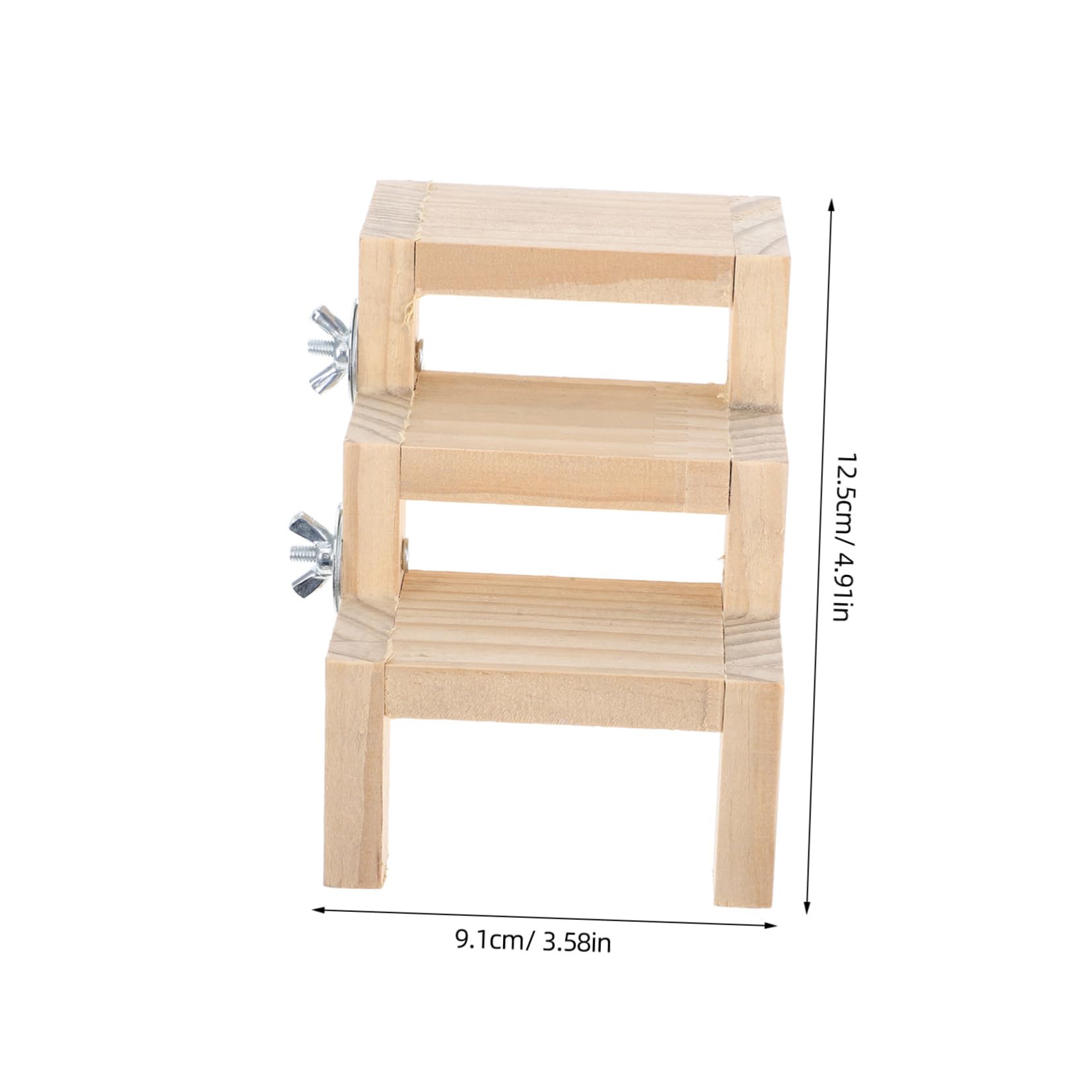 GALPADA Indoor Parrot Ladder Toy Bird Cage Platforms Climbing Ladder Interactive Bird Toy Perch Stand