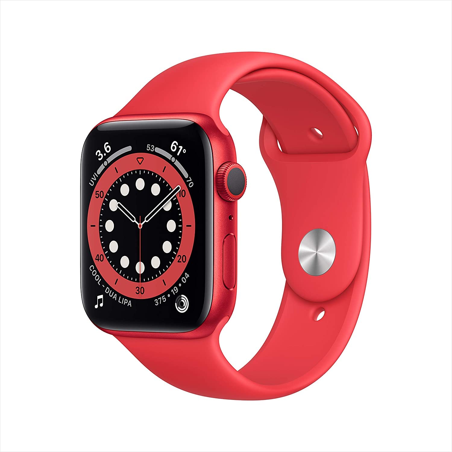 APPLE WATCH SERIES 6 44MM VERMELHO (RED) GPS M00M3LL/A A2292