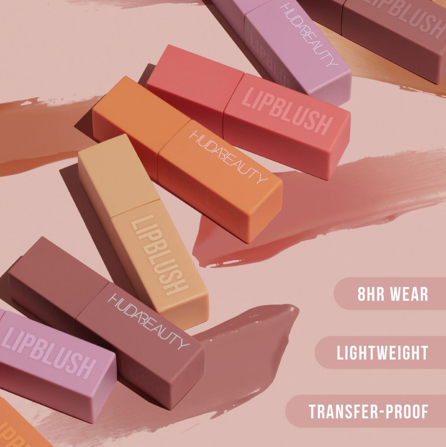 HUDA BEAUTY Lip Blush Cream Lip & Cheek Stain Rosy Kiss - Image 7