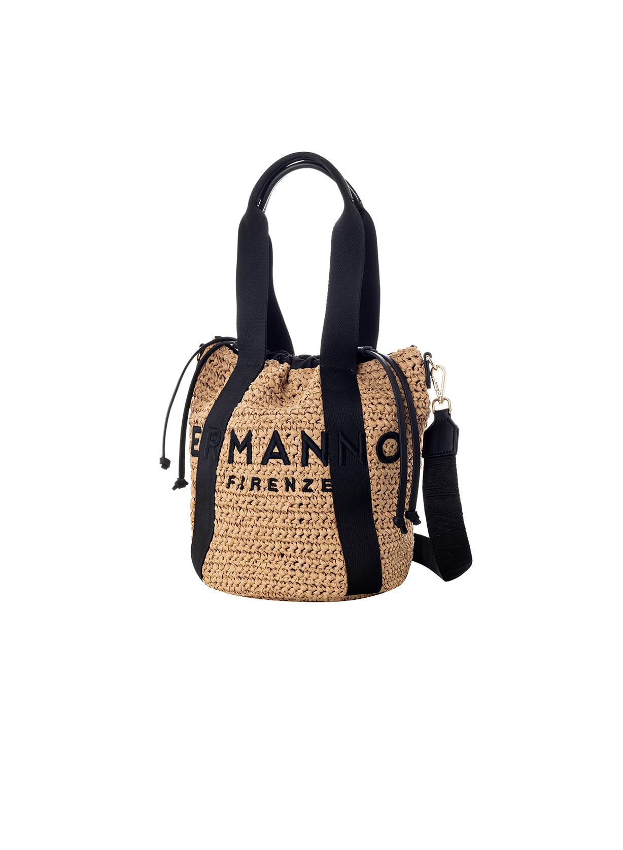 ERMANNO FIRENZE Small Tote Ashley Black : sac main noir tendance cabas - 2