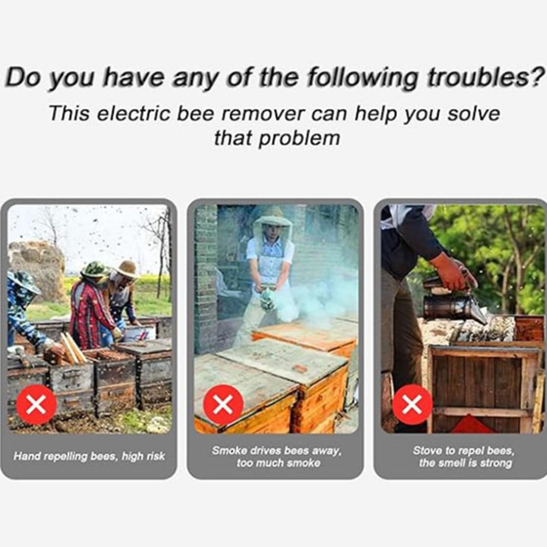 Elektryczny Odplamiacz Pszczół, Przenośny Bezprzewodowy Wstrząsacz Pszczół, Bezszczotkowy Silnik Dens Honey Shaking Honey Raising Tool, Do Farmy Pszczół Miodnych,Blue-1battery