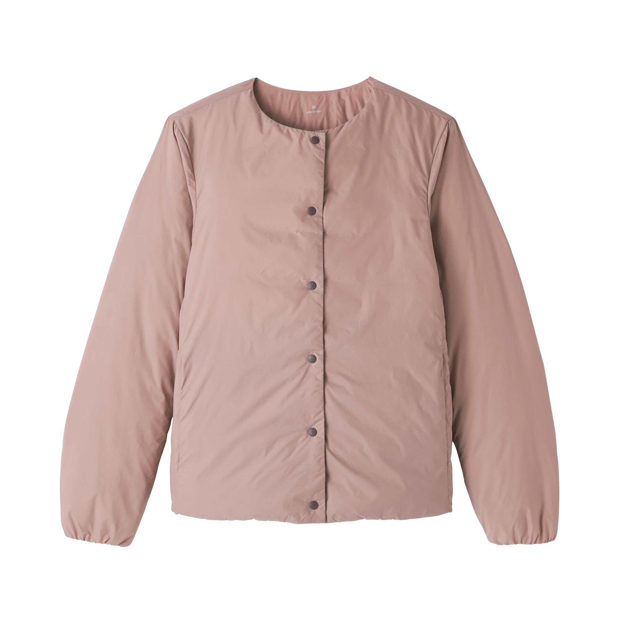 Amazon | 無印良品 婦人 軽量ダウンポケッタブルノーカラージャケット