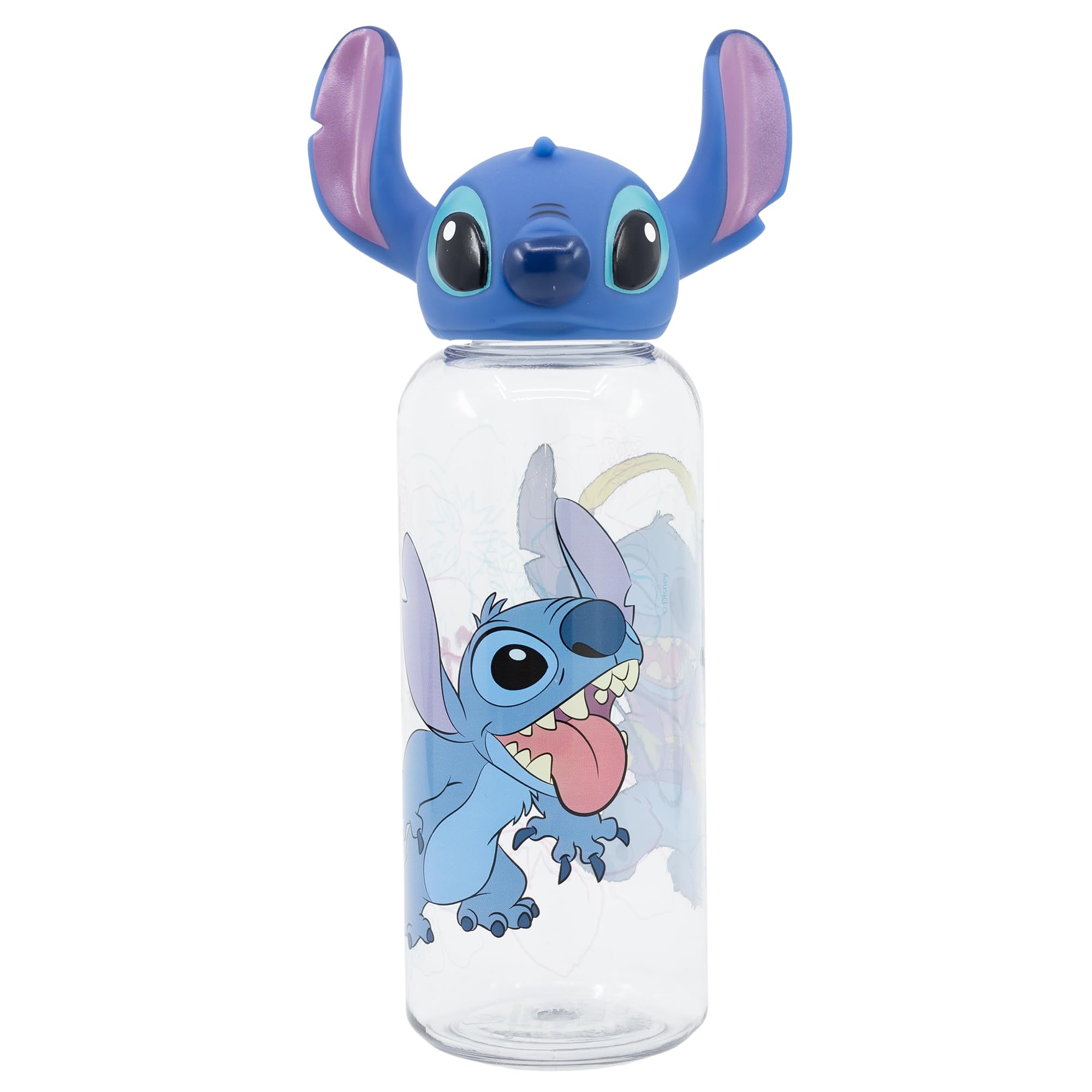 Stitch Flowers 560ml 3D Figurine Bottle