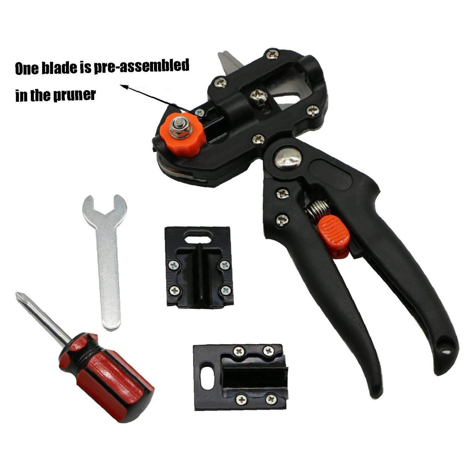 Professionale Giardino Innesto Potatura Potatore Utensili da Taglio Kit per Pianta Ramo Ramoscello Vite Albero da Frutto Cesoie Supporto della Pianta del Basamento
