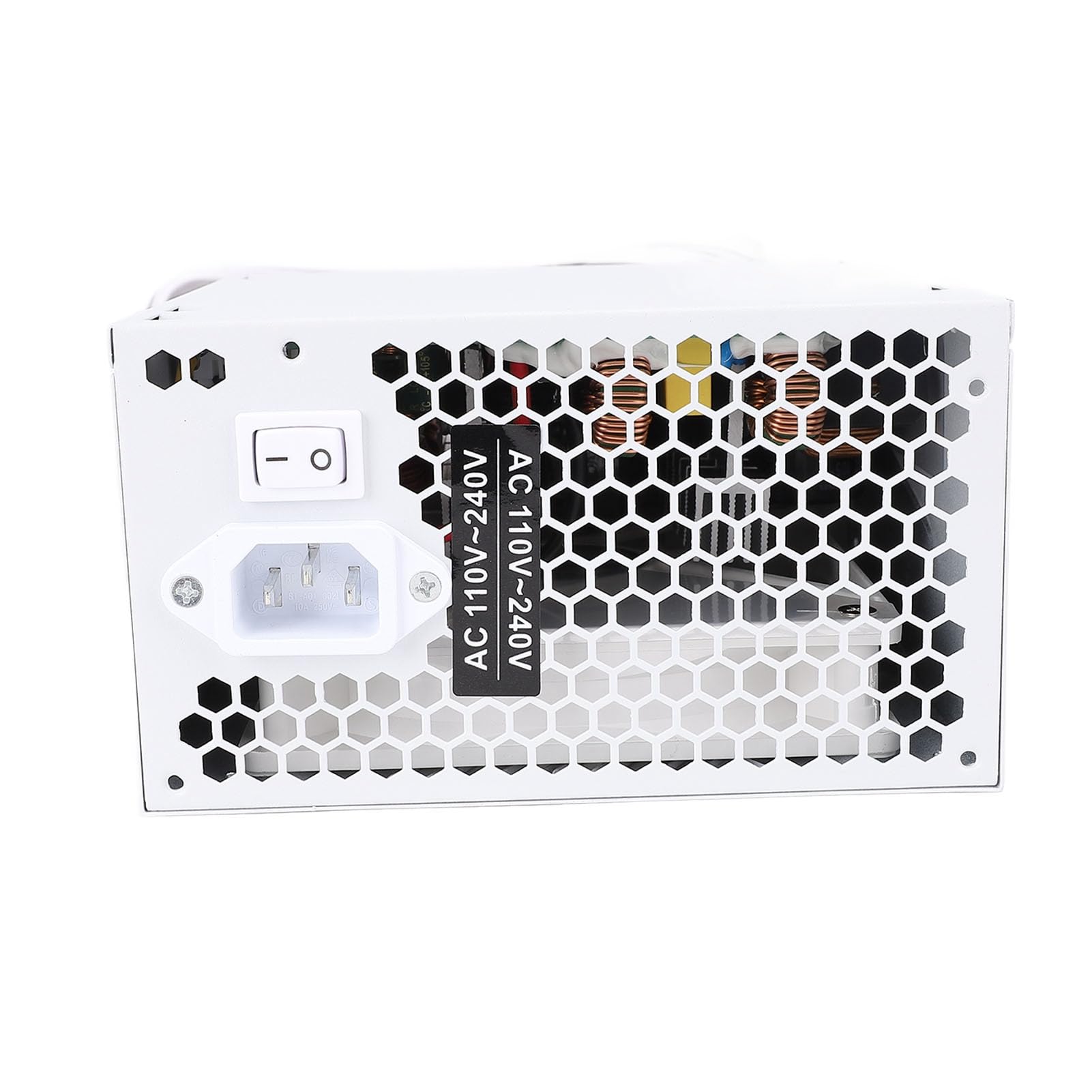 Fockety Zasilacz ATX 700 W, Wentylator 120 Mm z automatyczną regulacją Prędkości i Wieloma Zabezpieczeniami, Zasilacz do Gier z 4+4-pinowymi Złączami Procesora do Komputerów Stacjonarnych