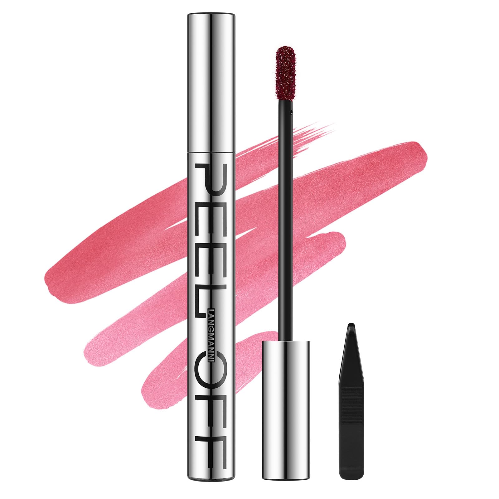 LANGMANNI Long-Lasting Peel Off Lip Liner Set, Waterproof & Smudge-Proof Matte Lip Liners Gift Makeup For Girls（#1） #1 3 Count (Pack of 1)