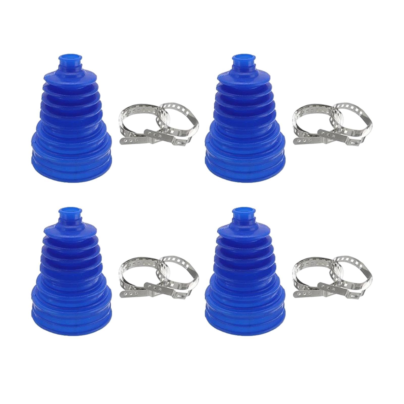 Kit giunti Semiasse Set di 4 giunti omocinetici per albero trasmissione con morsetti, accessori per auto facile installazione, parti ricambio universali Cuffia giunto omocinetico