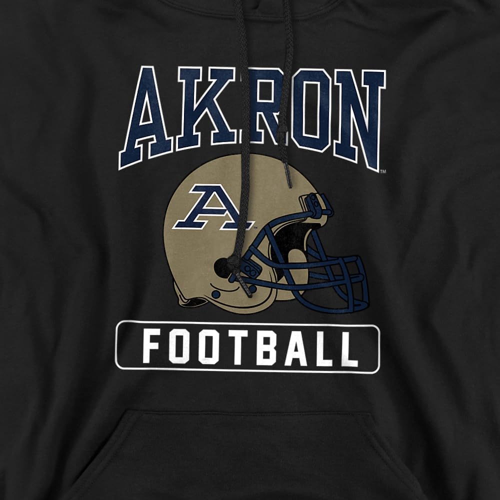 University of Akron The Official Football Helmet Unisex Adult Pull-Over Hoodie