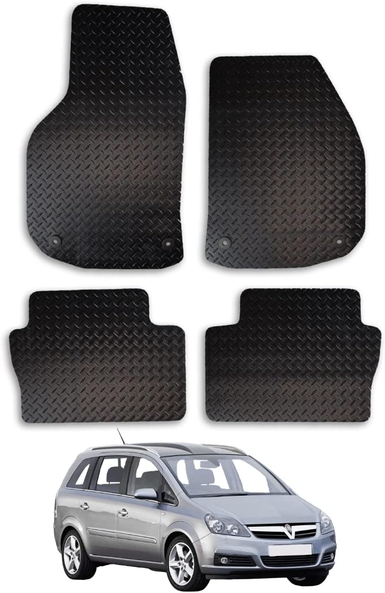 Car Mats for Vauxhall Zafira B B (20062014) Tailored Fit Rubber Floor