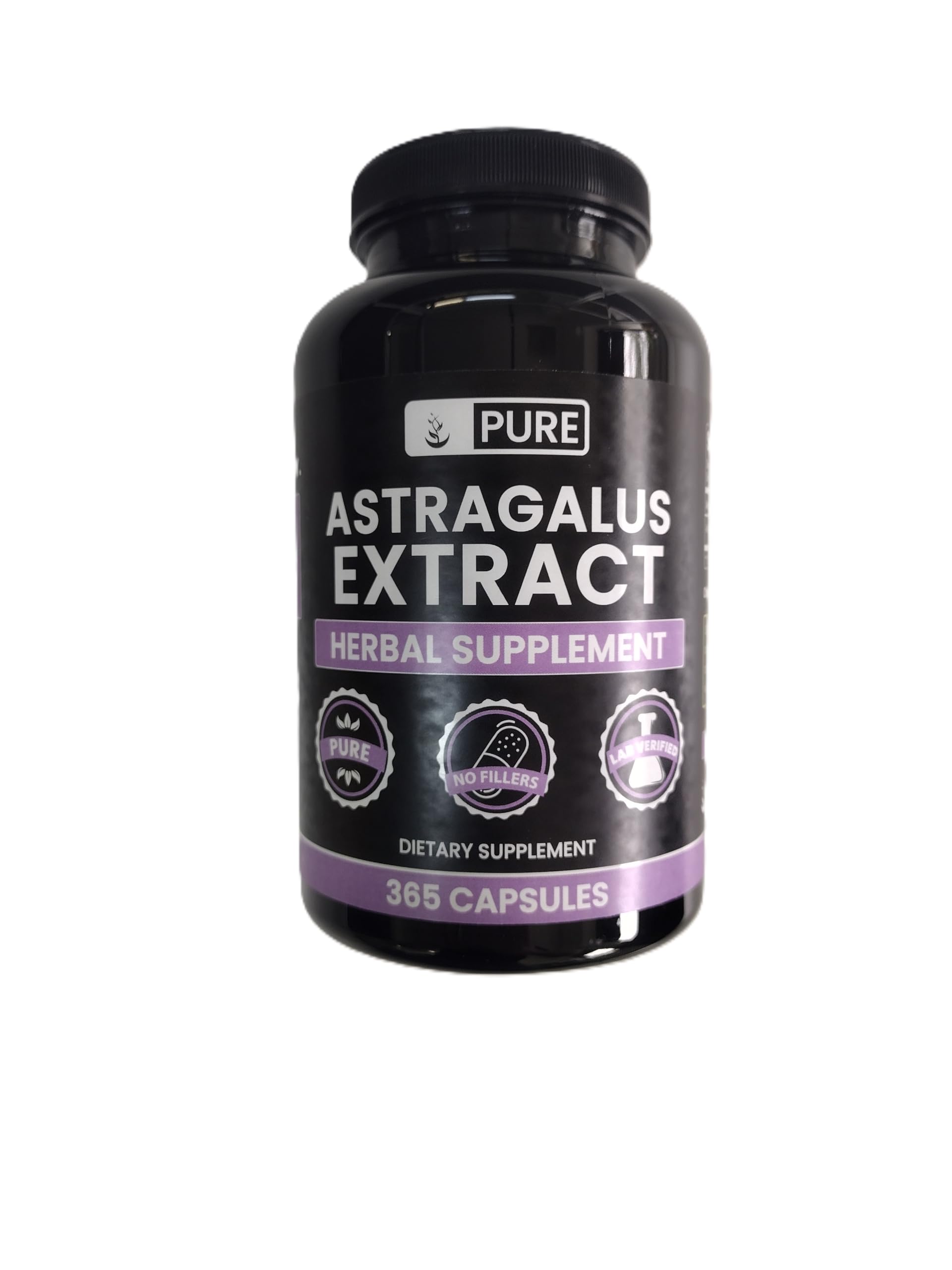 PURE ORIGINAL INGREDIENTS, Astragalus Extract, 365 Capsules 365 Count (Pack of 1)