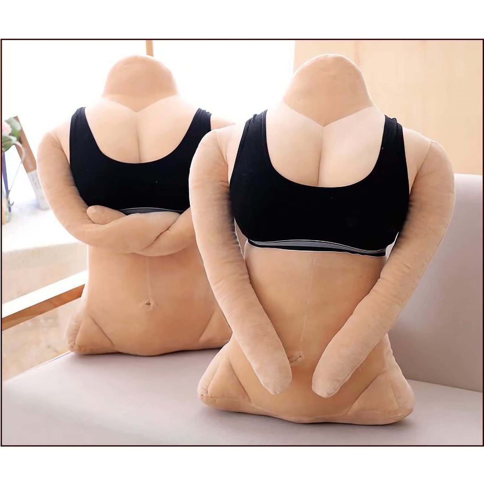 Pssopp Hilfsmitteles Plüschkissen, Bequeme, Körperförmige (hübsches Mädchen Ungefähr 58 cm (Siehe Details))