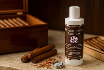 Humidor Solution 8 oz - Humidifier Liquid - Premium Humidifier Solution Formula - 70% RH