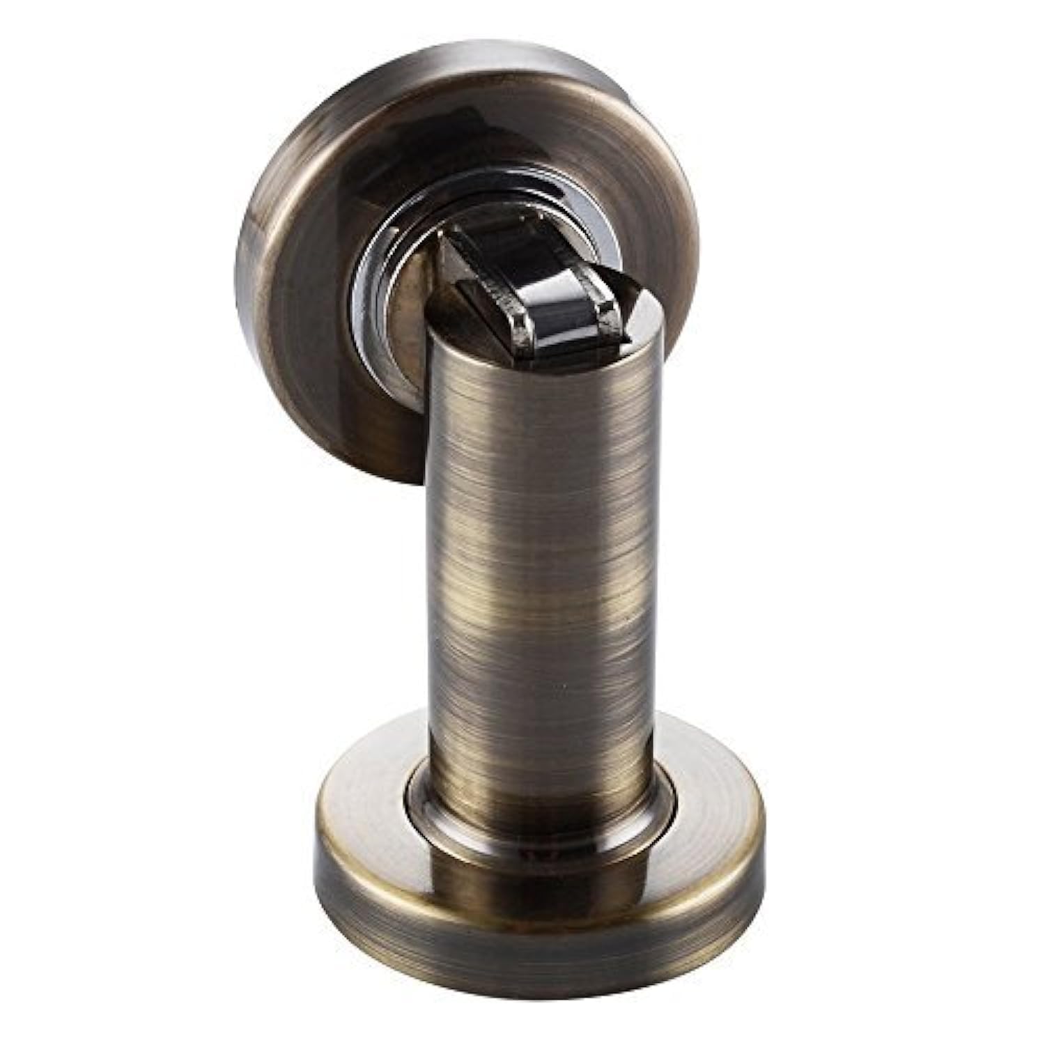 YIGII Floor Door Stops Metal Door Holder Doorstop -Solid Brass in Antique Bronze