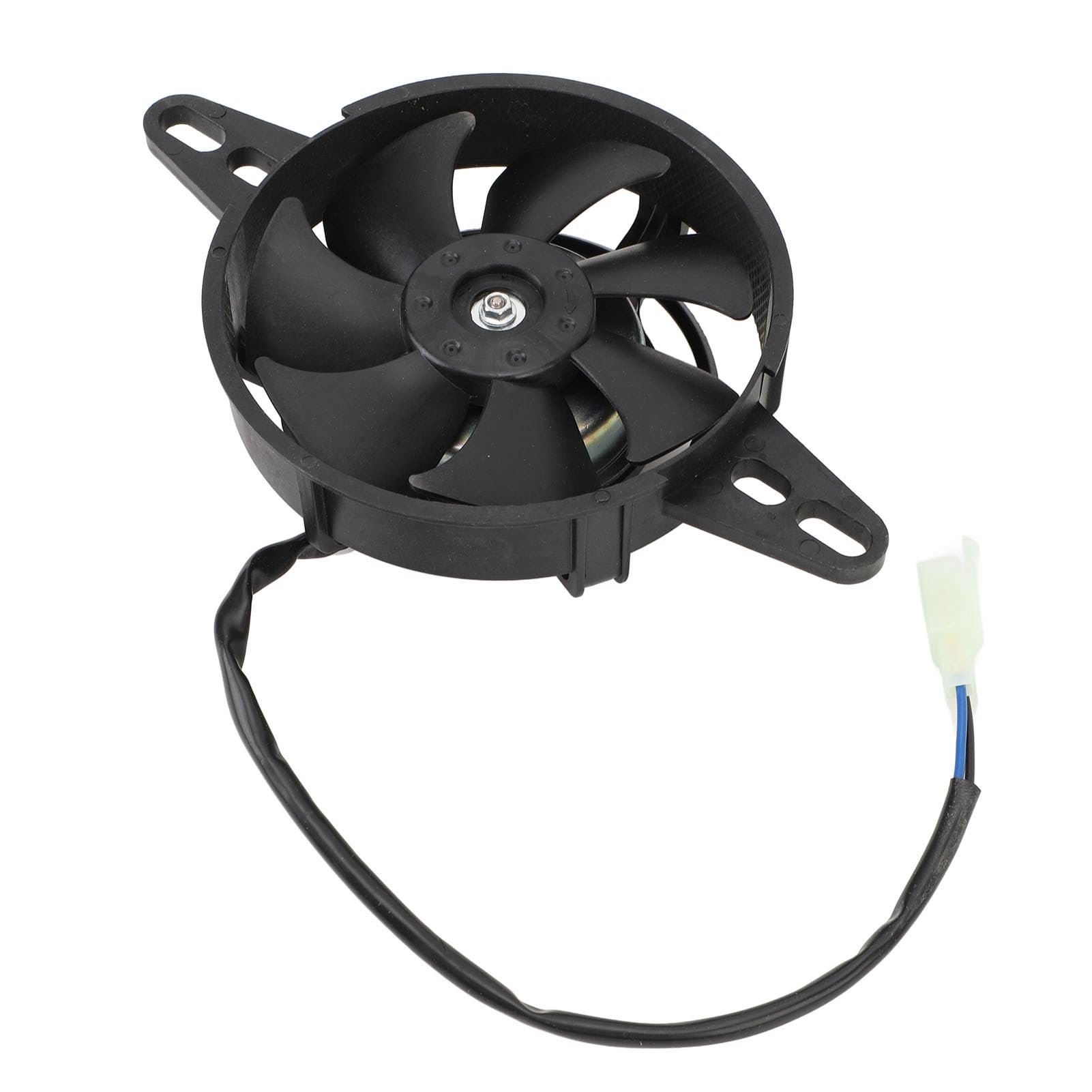 Pissente Ventilador de Radiador de Motocicleta de 12 V, Ventilador de Refrigeración Eléctrico de Plástico y Hierro Fundido, Diseño Compacto de Reemplazo Directo con Flujo de Aire Constante para