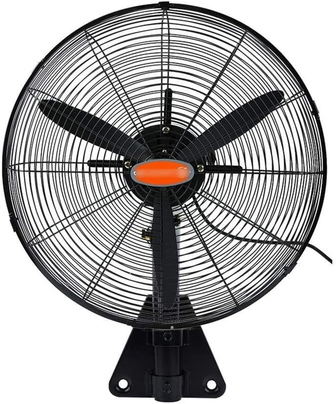 Wall-Mounted Industrial Fan, 3-Speed Adjustable Wind Speed, Heavy Duty Metal Blades, Power Electric Fan for Commercial and Use(30 Inches)