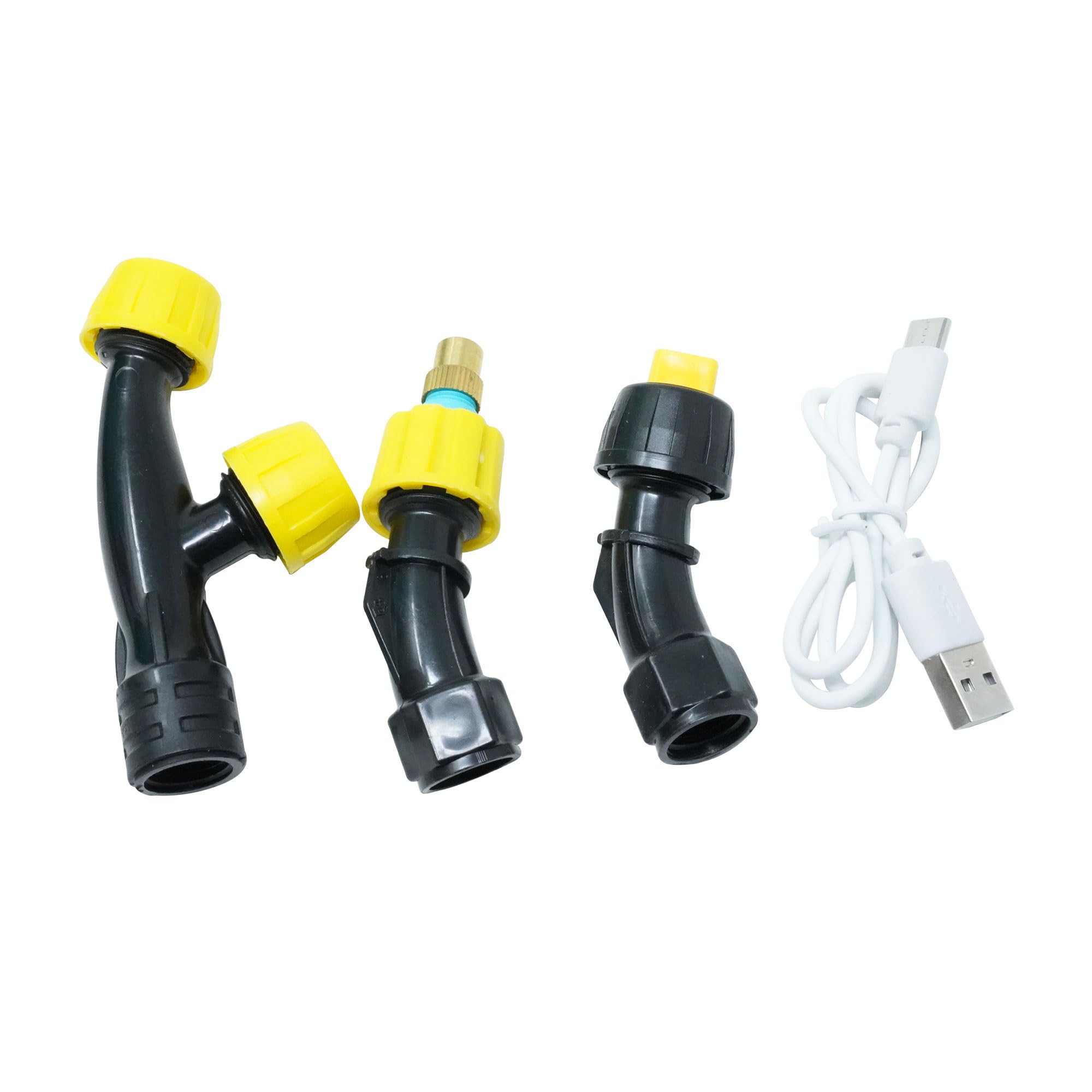 Dapetz ® Pulvérisateur à pression de jardin à piles de 5 L – Pulvérisateur électrique pour mauvaises herbes et eau avec 3 modes de pulvérisation réglables, 3 buses de pulvérisation, indicateur de