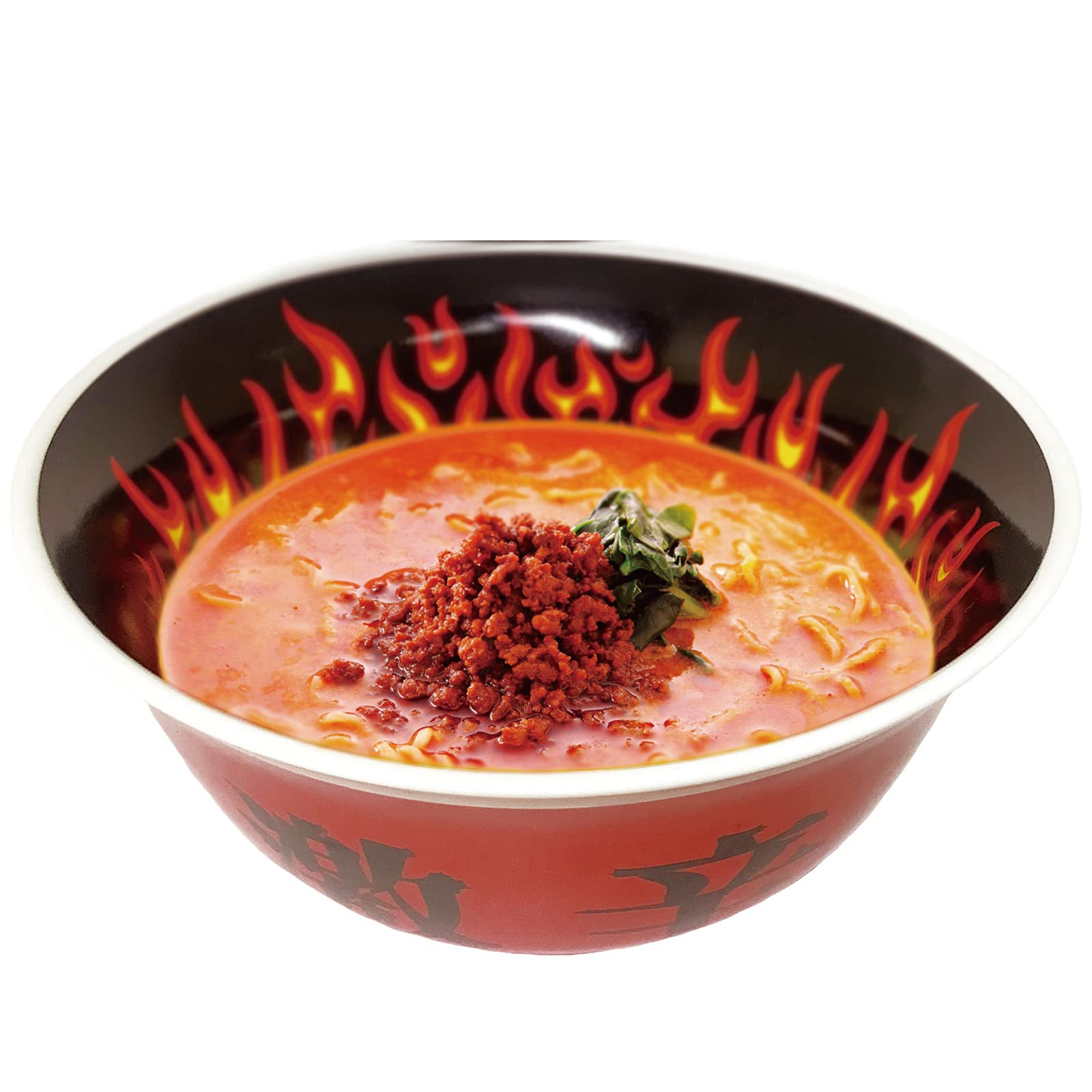 Amazon｜サンアートおもしろ食器 丼 激辛 ラーメン鉢 約18×8cm SAN3649