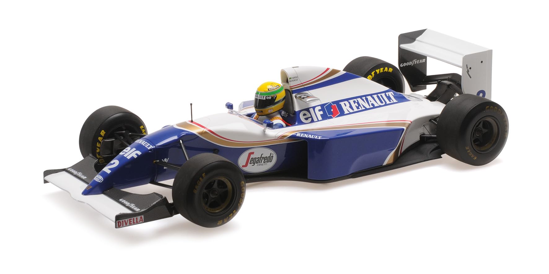 Minichamps 547943202 - Williams Renaul. FW16 Ayrton Senna San