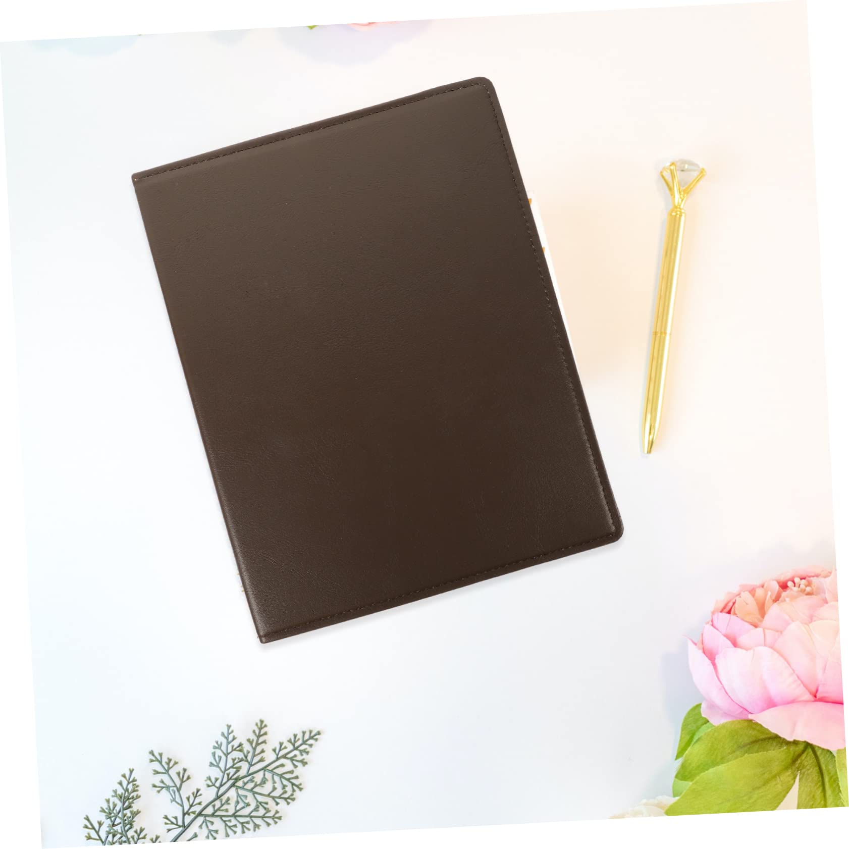 Album Porta Banconote da Collezione a 9 Fori in Pu Nero