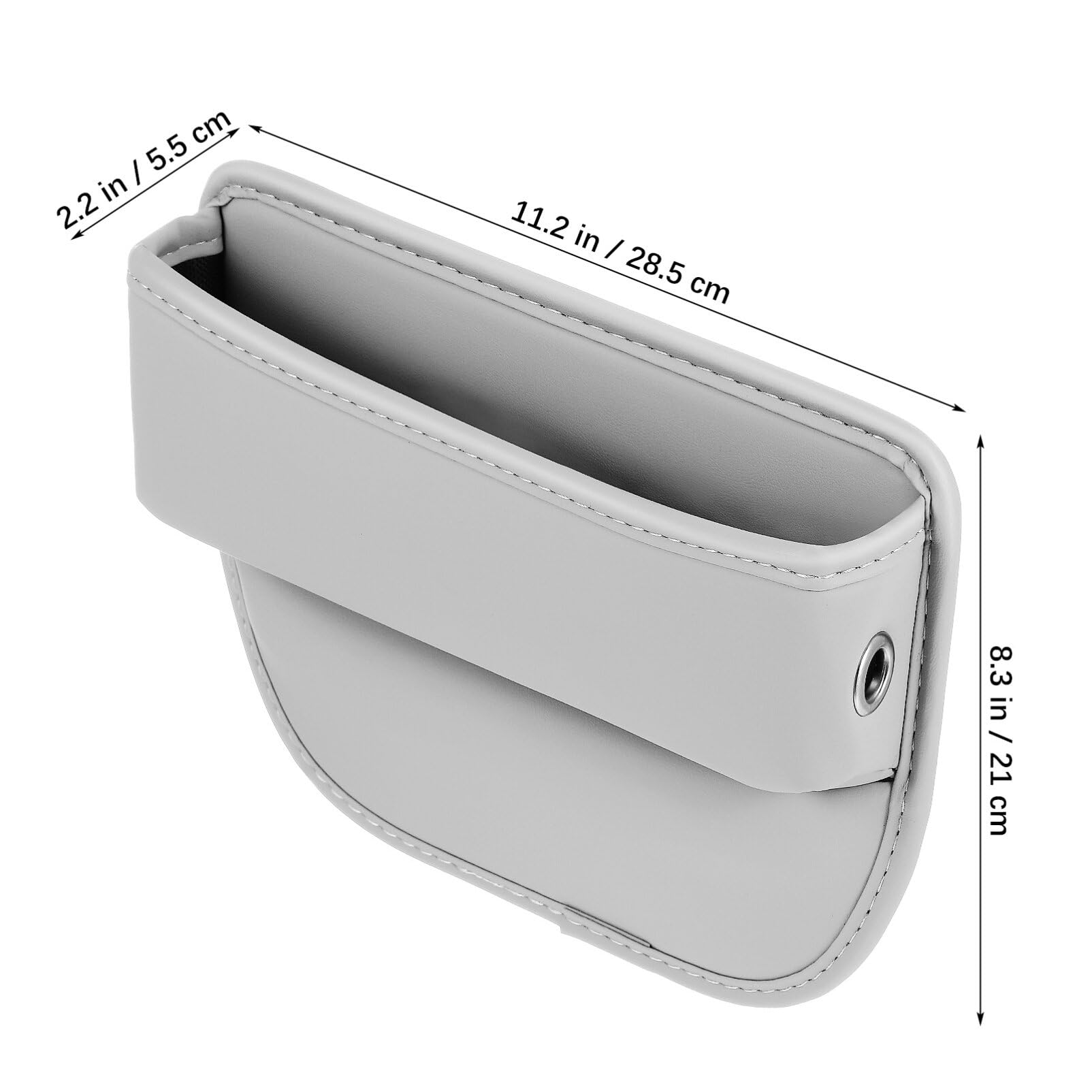 Gatuida Pezzi Organizer Auto 2 per Fessura in Cuoio Sedile