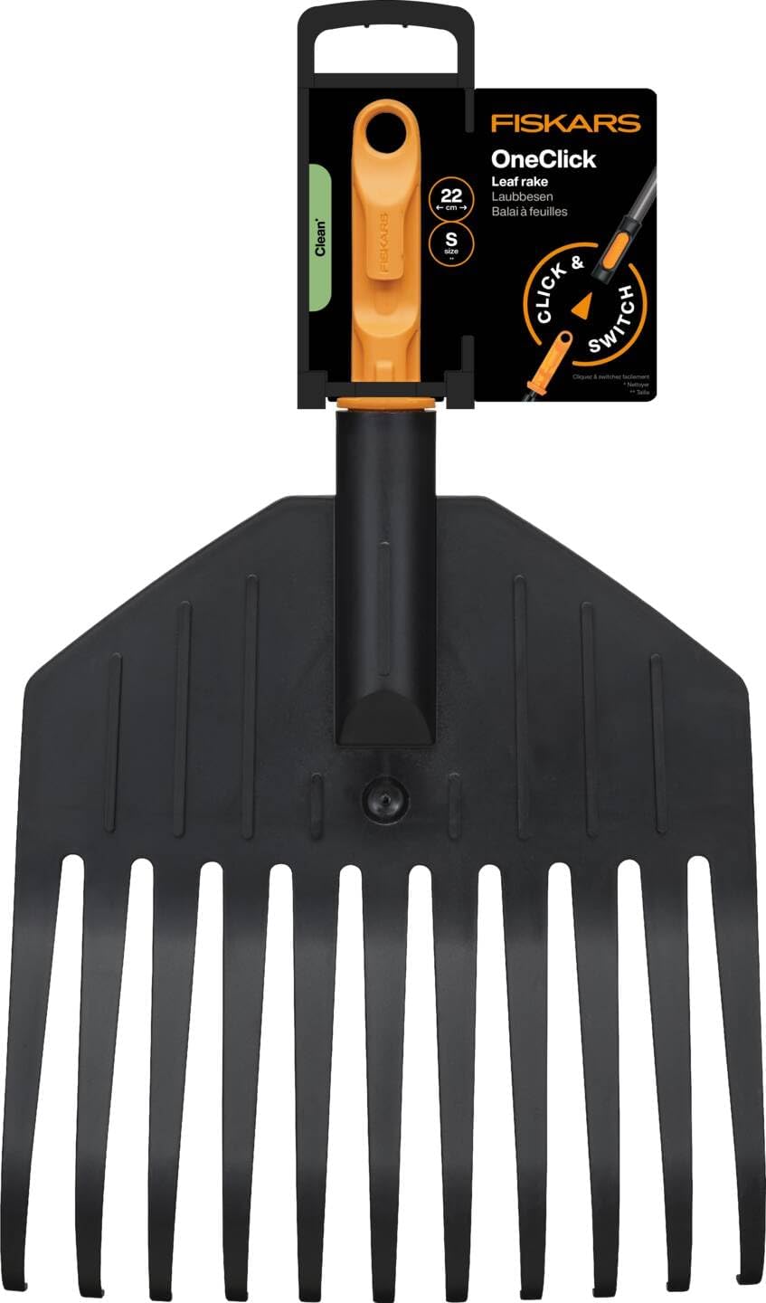 Fiskars OneClick Small Leaf Rake