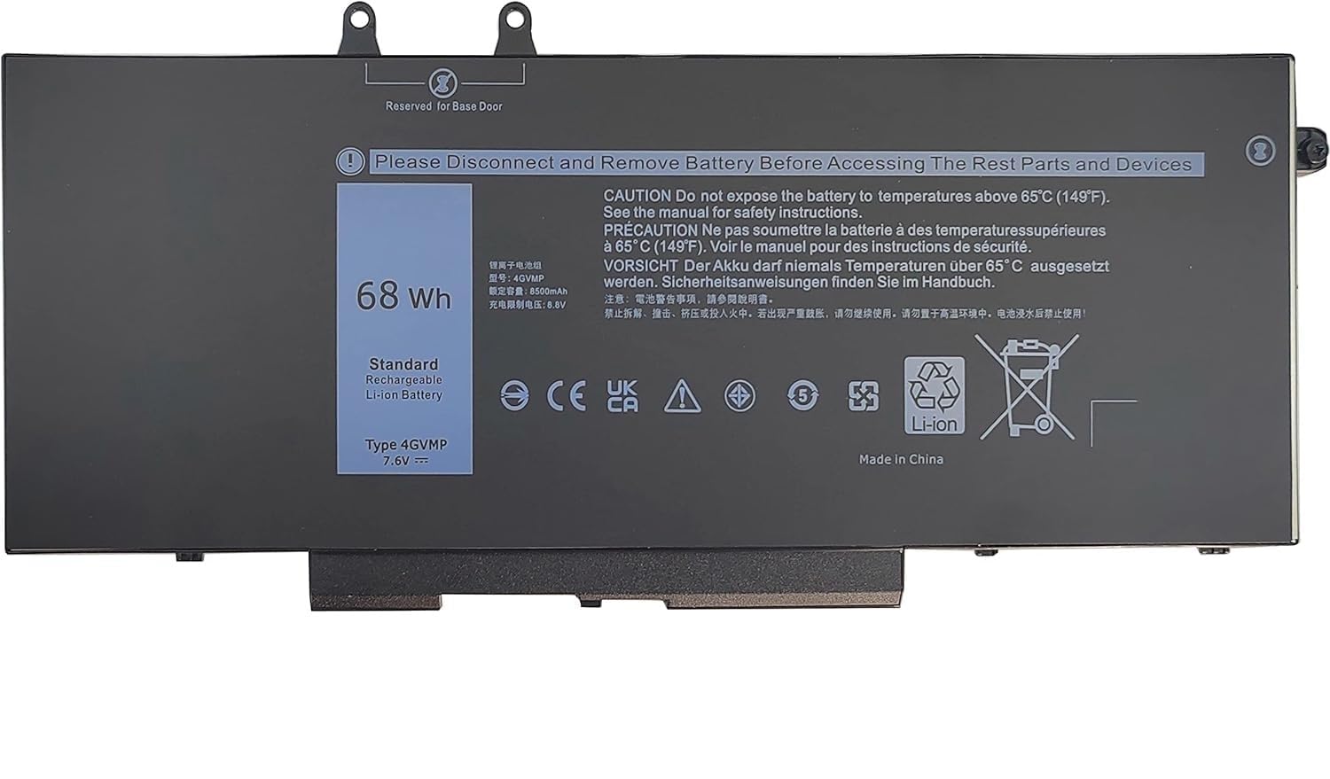 Wefly 4GVMP Laptop Battery Compatible for Dell Latitude 5400 5500 5410 5510 Precision 3540 3550 Inspiron 7590 7591 7791 2-in-1 1RF7WM 9JRYT 09JRYT 09JRYRY 0X77XY 0C5GV2 Laptop Battery (B0CR95W2MG) Amazon Price History, Amazon Price Tracker