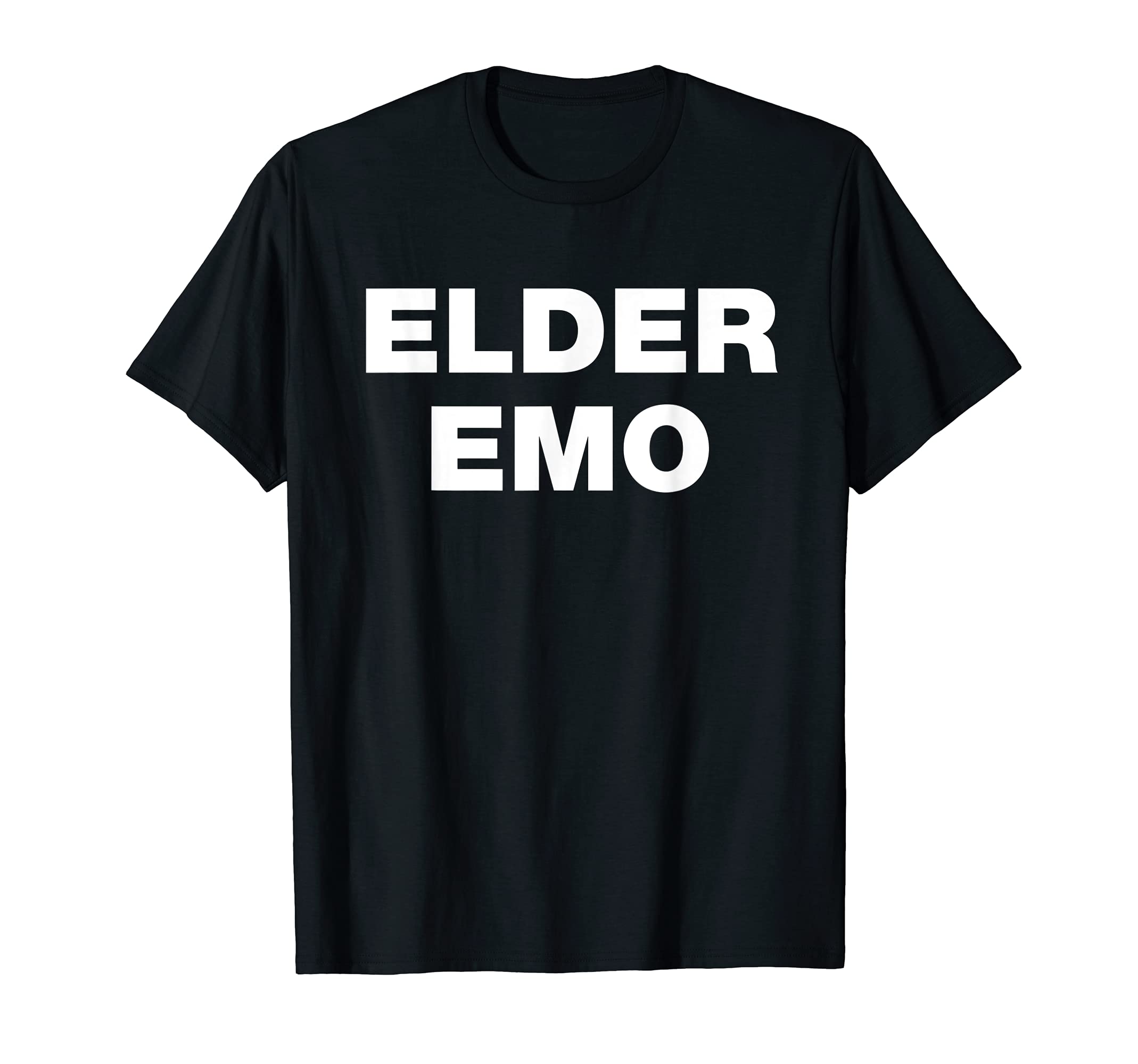 ELDER EMO Alt Metal Emo Never Dies Punk Rock SXCELDER EMO Funny Scene Kid Punk Alt Alternative Music Humor T-Shirt