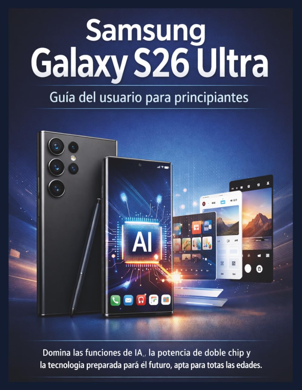 Samsung Galaxy S26 Ultra Guía del usuario para principiantes: Domina las funciones de IA, la potencia de doble chip y la tecnología preparada para el ... todas las edades. (CADzenith Success Guides)