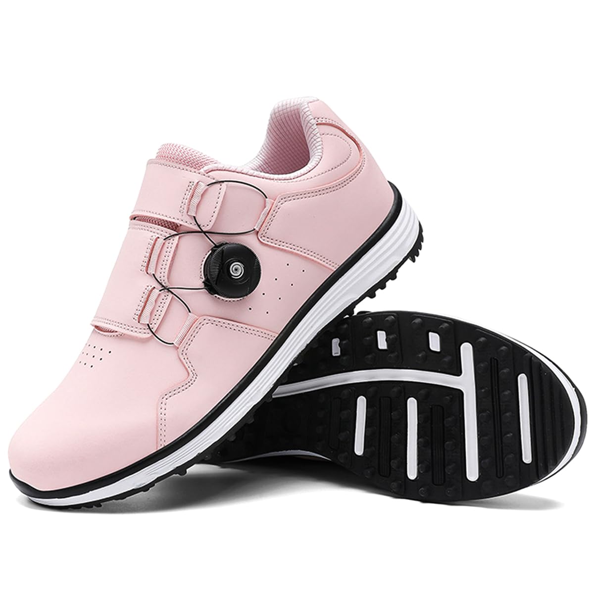 Zapatos de Golf Impermeables para Mujer sin Clavos | Zapatillas de golf profesionales clásicas para exteriores, tallas grandes