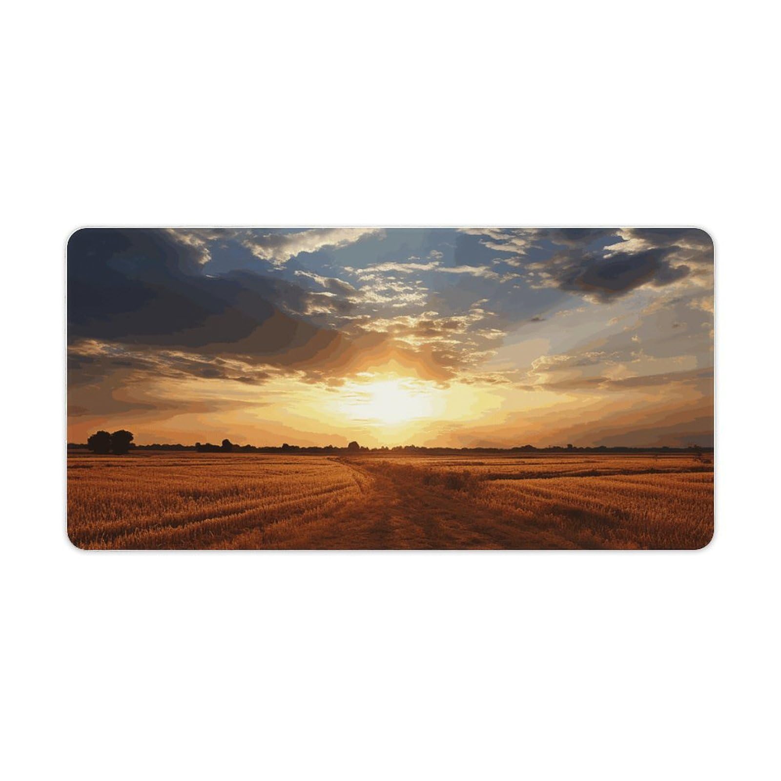 Tapis d'écriture imperméable grand format pour protéger le bureau et stabiliser la souris - 8