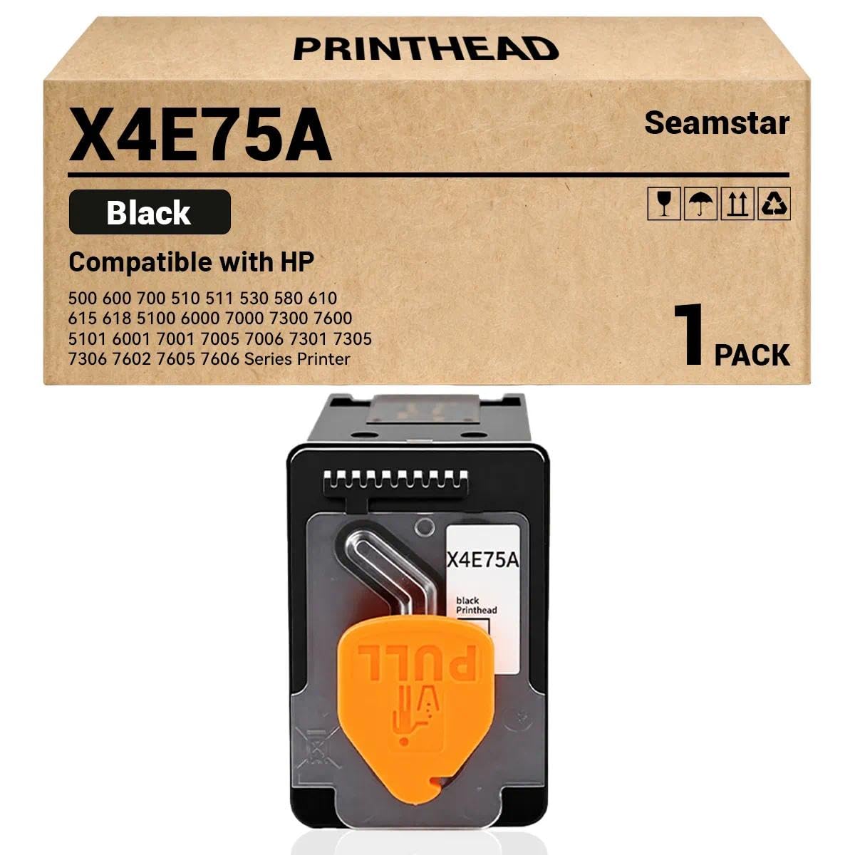 Photo 1 of Seamstar X4E75A Black Print Head for HP Smart Tank Printers