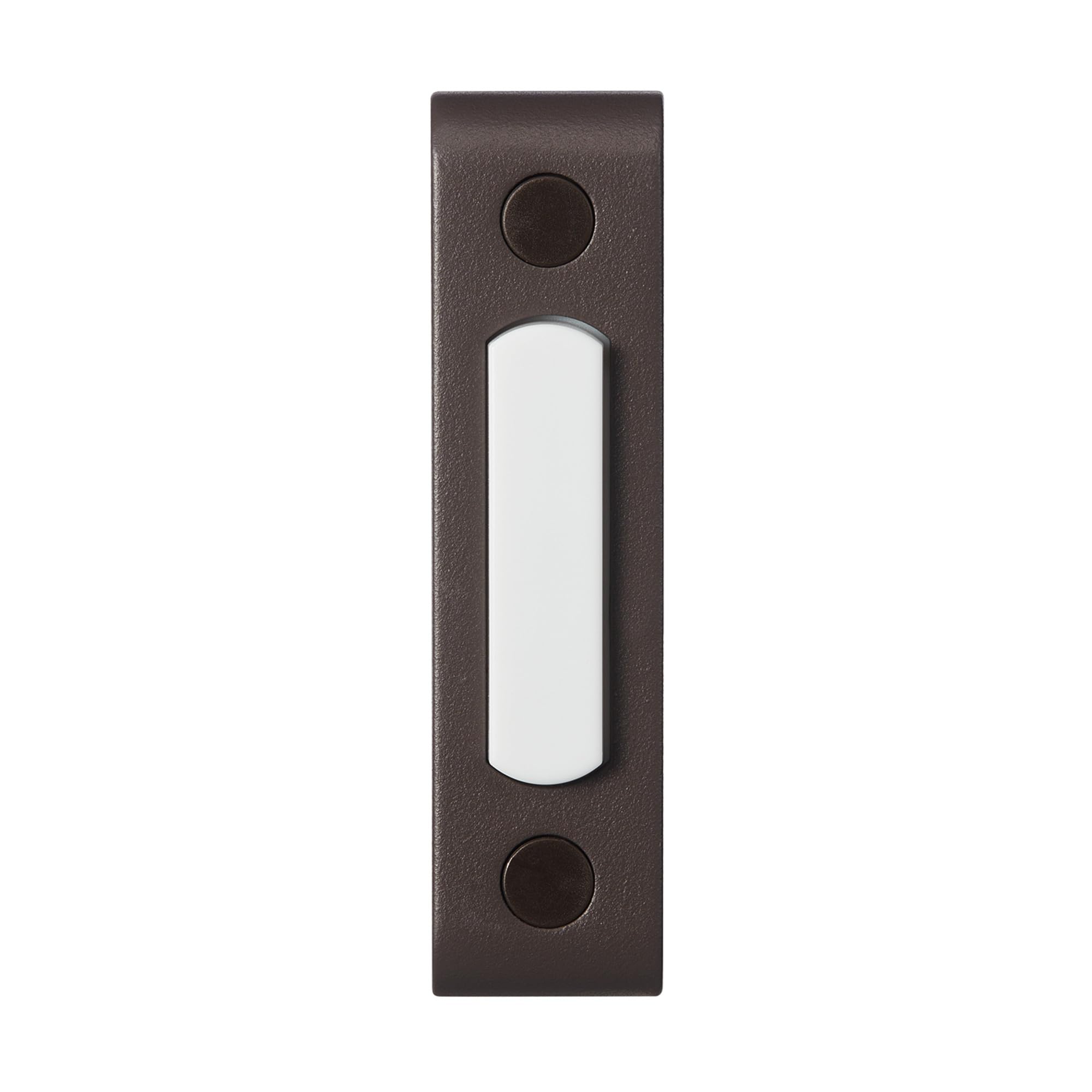 Heath Zenith Wired Push Doorbell Button, Oil-Rubbed, Bronze, Metal