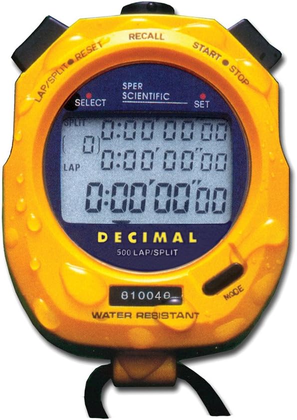 Sper Scientific Water Resistant Stopwatch