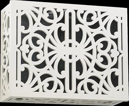 Surface Mount Door Chime Grill in Studio White