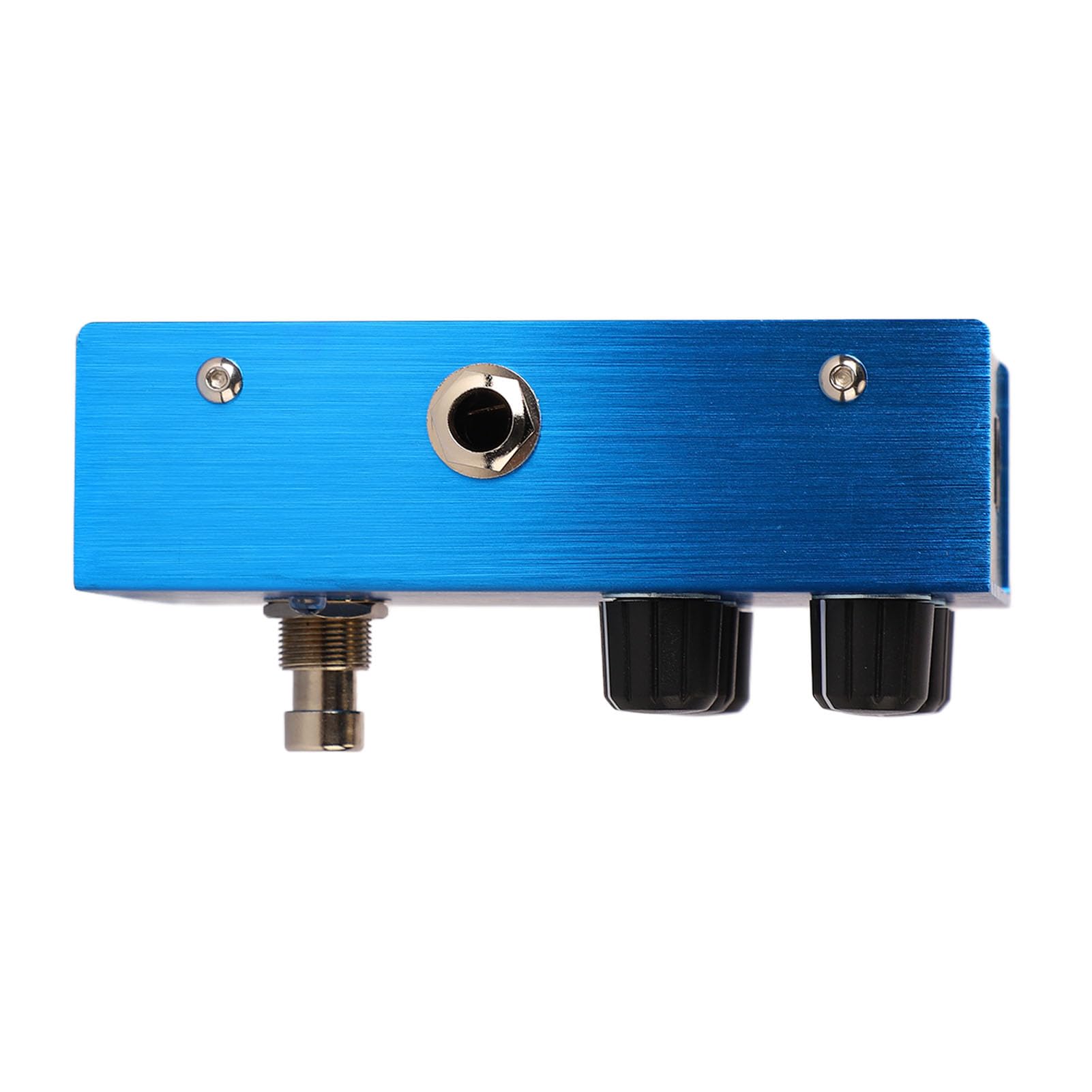 Pedale di Distorsione, Pedale per Effetti per Chitarra Elettrica, Dimensioni Adatte, Layout Compatto della Manopola con Funzioni Multiple per Performance di Chitarra (AN33 Blu)