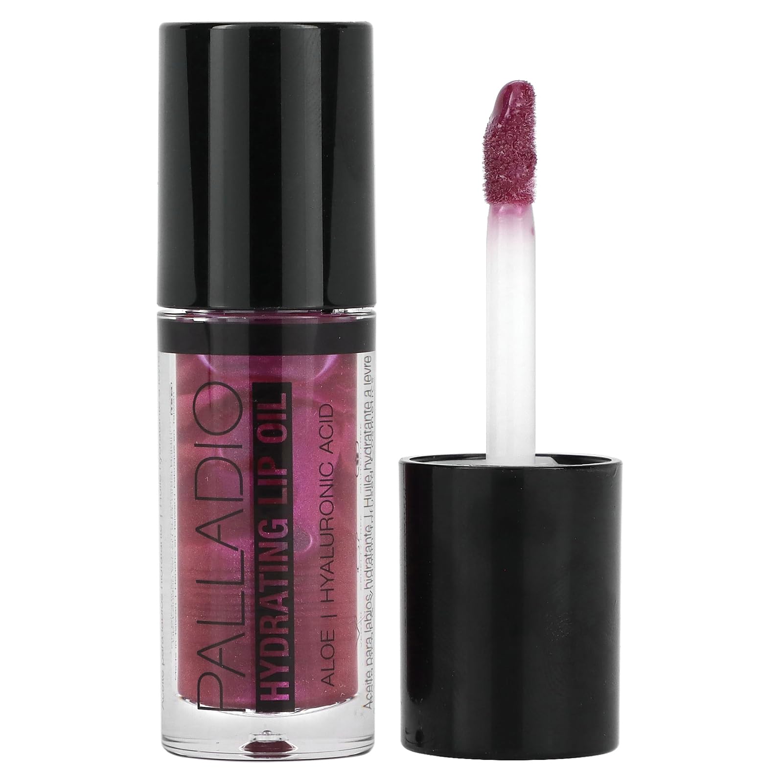 Hydrating Lip Oil Infused with Hyaluronic Acid, Non-Sticky Formula, Subtle shine with tinted sheer color, liquid lipstick, prevents chapped lips, Vegan & Cruelty-Free | 0.13 Oz. (MY B.)