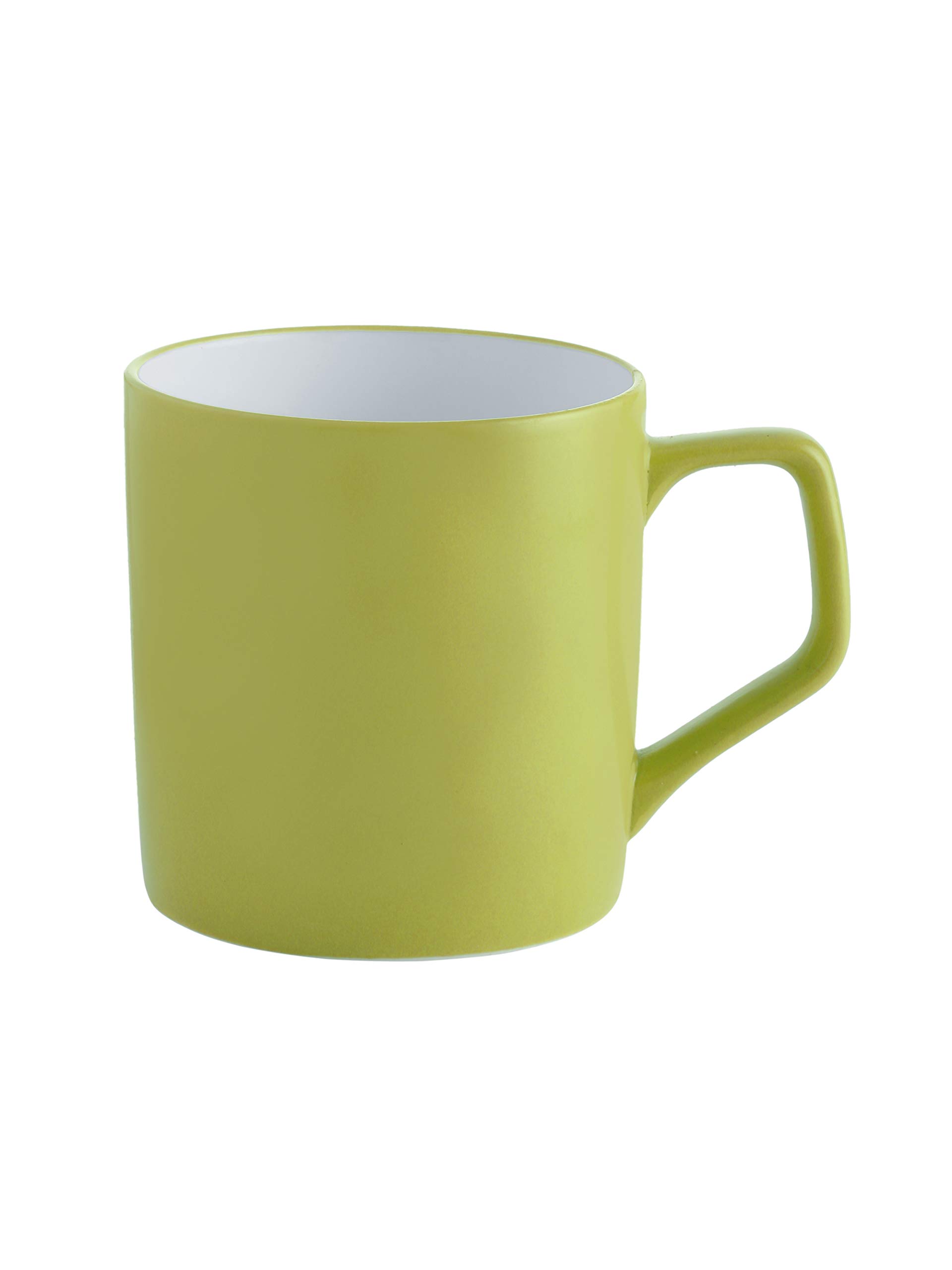 Clay Craft Fine Ceramic Green Solid Coffee/Tea Mugs Set of 4 2