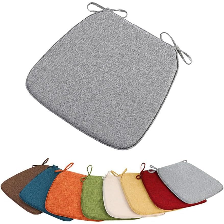Almohadillas para sillas con lazos y espuma de alta densidad