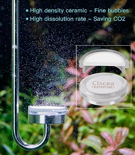 Image of Clscea Stainless Steel CO2 Diffuser Ceramic Replacement, Universal for 25cm, 30cm,35cm 40cm Diffuser, 1pcs