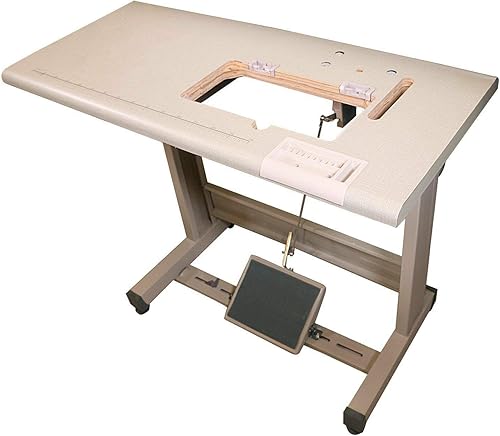 Juki - Máquina de coser industrial de punto recto de material pesado, requiere montaje de mesa y servomotor.