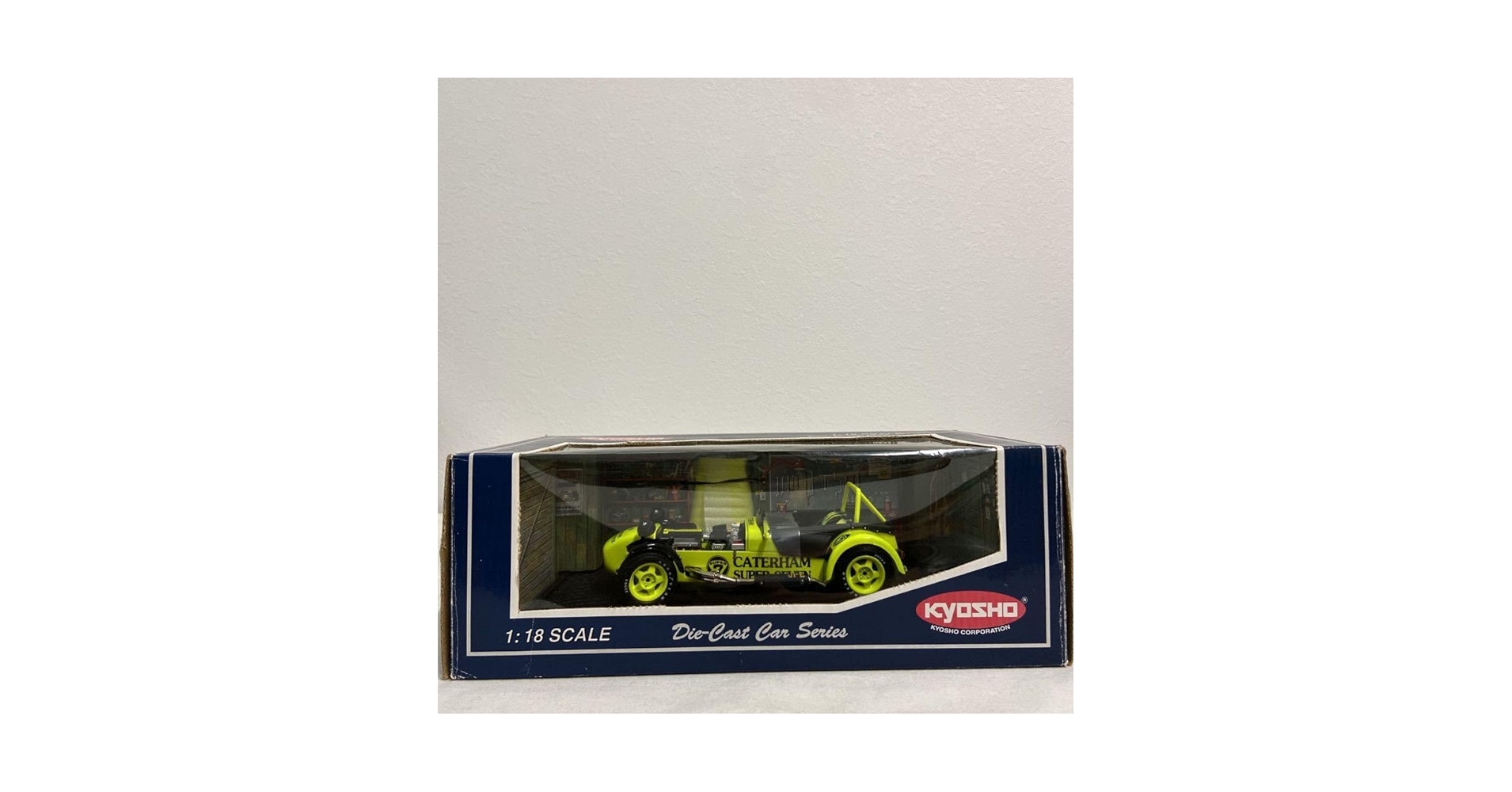 Amazon | KYOSHO 1/18 CATERHAM SUPER SEVEN JPE Yellow 京商