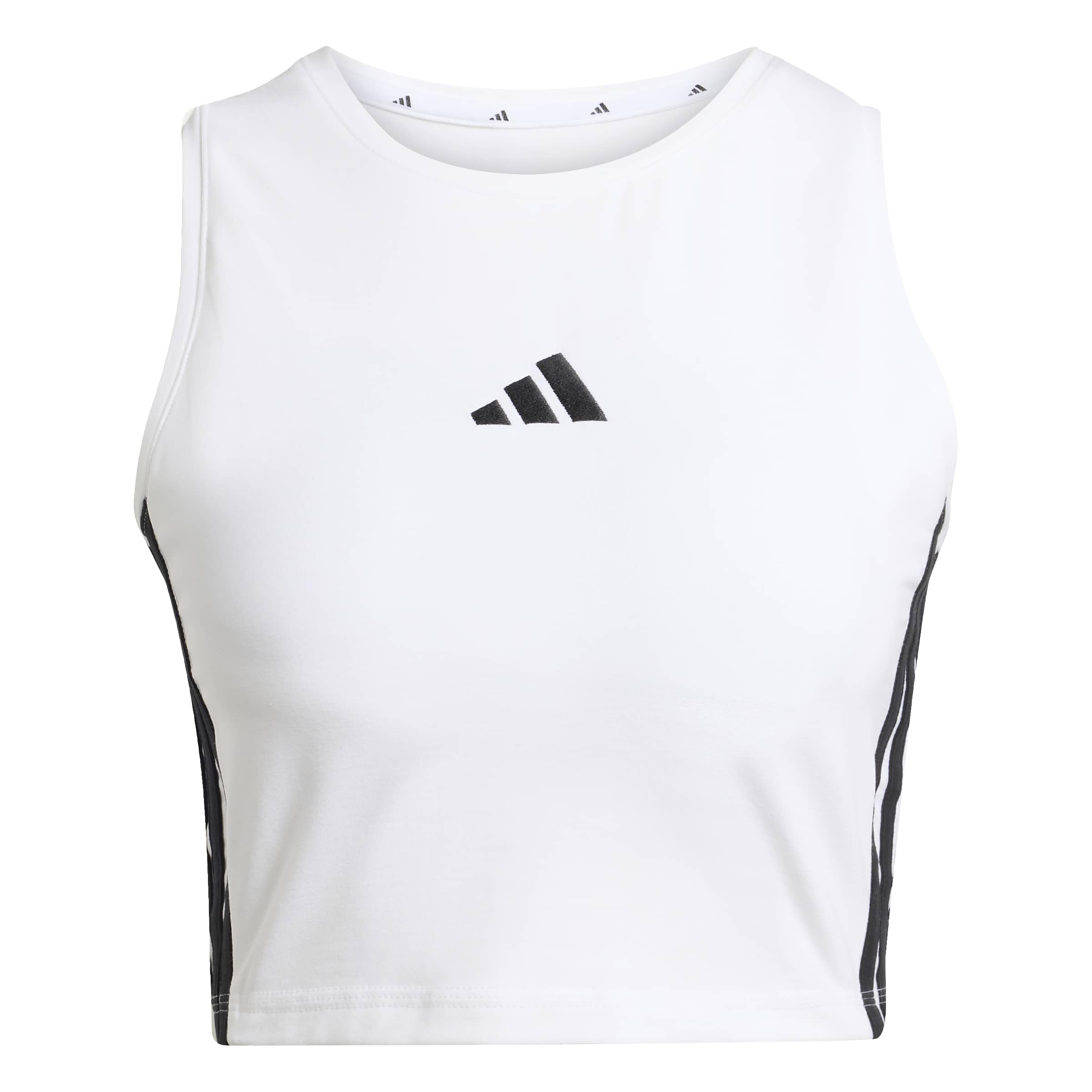Adidas Women's Blanc Tank Top Essentials 3-Stripes