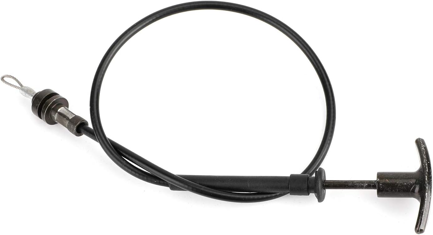 Replacement Hood Latch Release Cable & Handle for Pontiac Firebird/Trans Am 1977-1981 Black