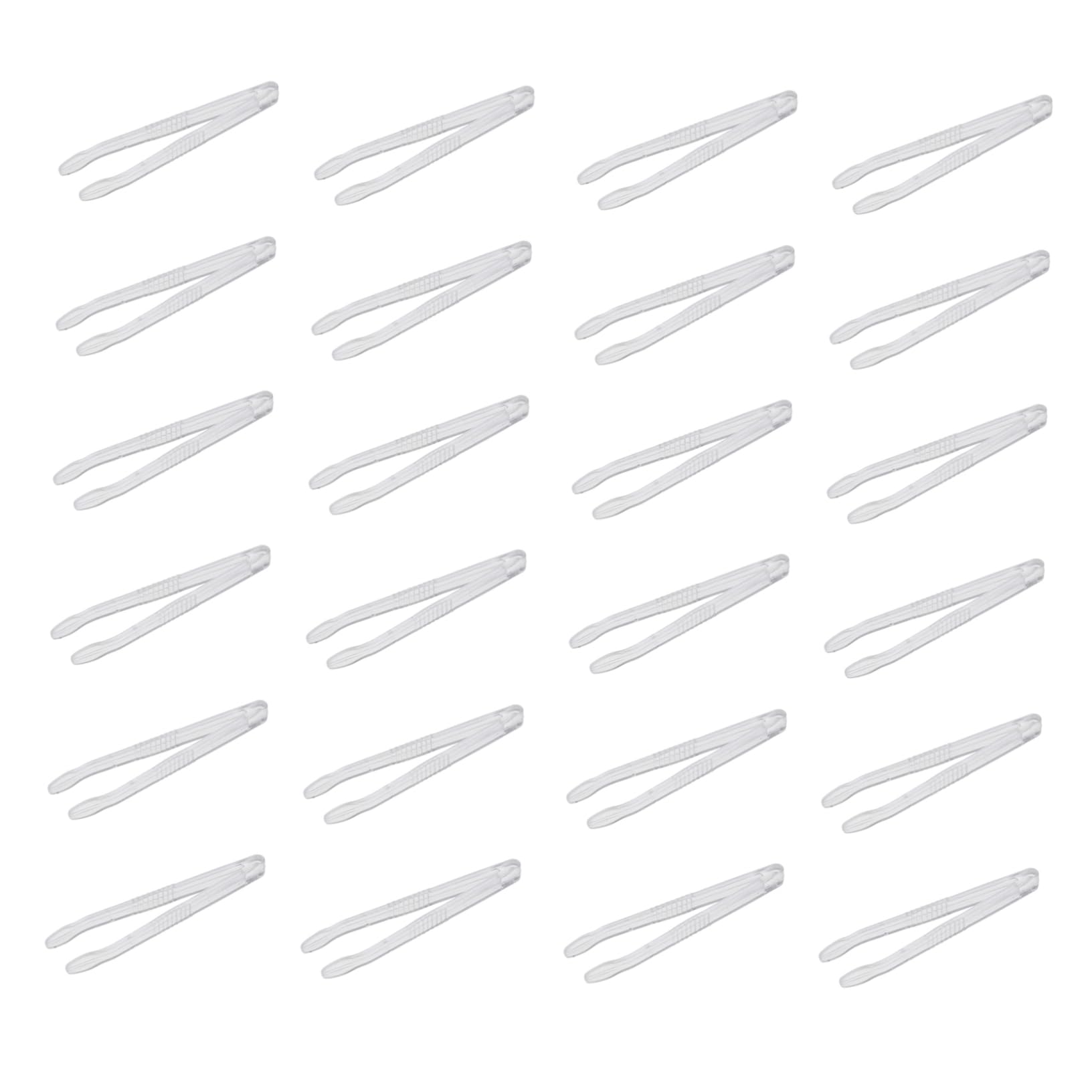 Pack of 50 Eyelash Remover Clip Applicator for False Eyelashes Plastic Fake Eyelashes Leipple False Eyelashes Makeup Clips Made of Mascara