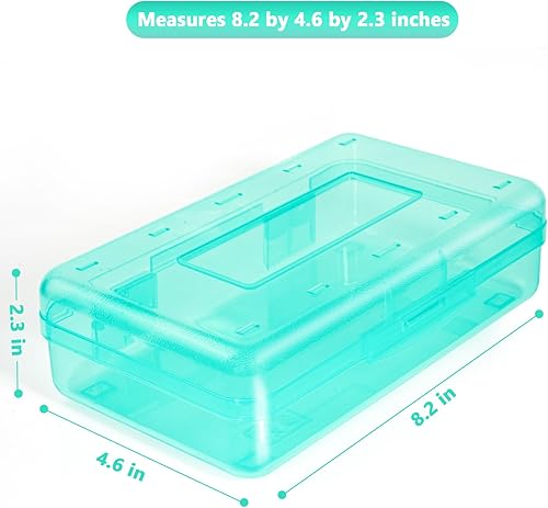 Miniatura 2 de Caja de lápices, estuche de lápices de gran capacidad, cajas de lápices de plástico para niños, niñas, niños y adultos, caja de almacenamiento de