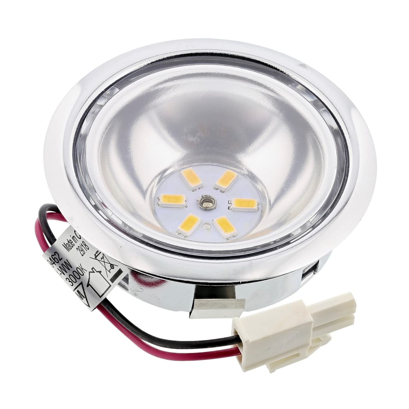 sparefixd Bombilla LED y montaje de lente para adaptarse a campana extractora Zanussi