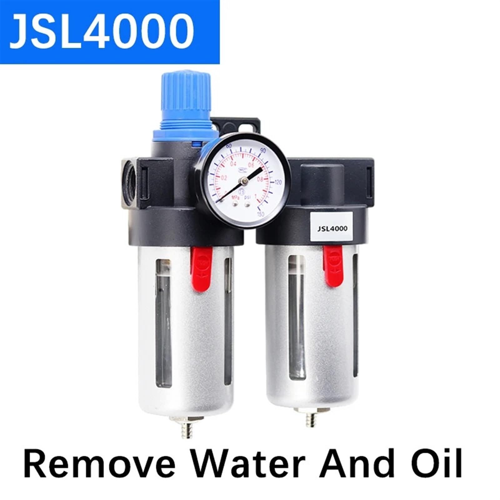 JSL4000 sprężarka powietrza pompa separatora olej-woda, farba w sprayu woda i olej odpylający pistolet natryskowy 1 szt. (JSL4000)