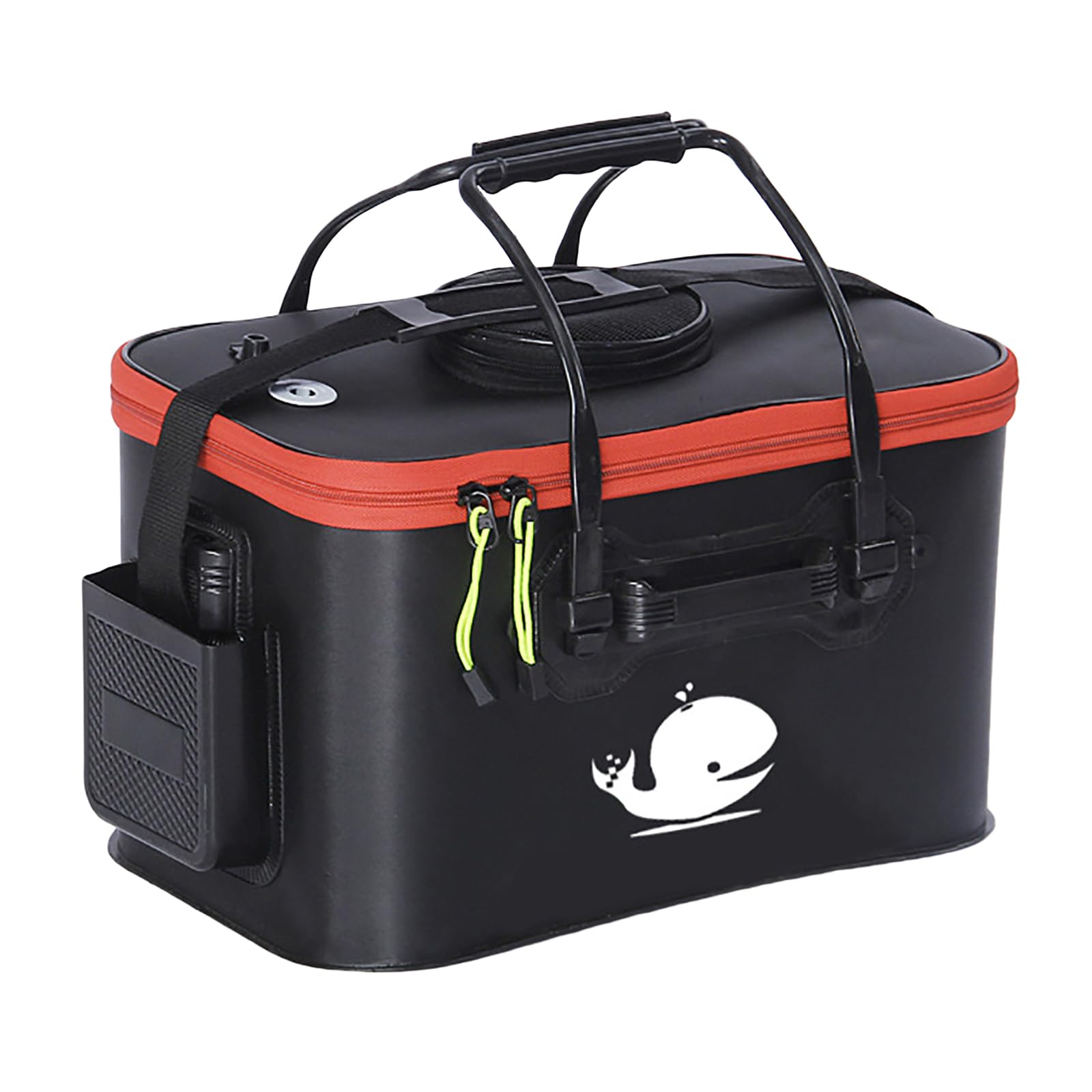collapsible barrel container basin tackle box bucket bag with handles active fish bucket