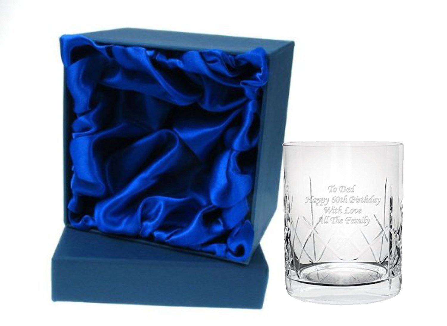 Engraved/Personalised 10oz Crystal Whisky Glass in Silk Gift Box from CR8 A GIFT For 18th/21st/30th/40th/50th/60th/65th/70th/80th/90th Birthday/Mum/Nan/Dad/Grandad